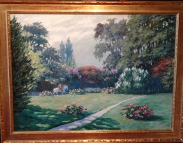 Ruiters in het park